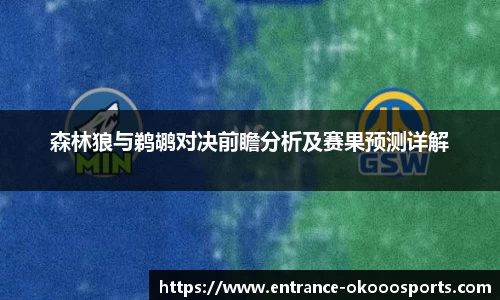 森林狼与鹈鹕对决前瞻分析及赛果预测详解
